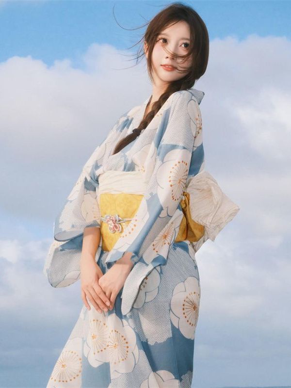 Ethnic Fashion Online - Vestido Kimono Tradicional Japonés para Niña,
