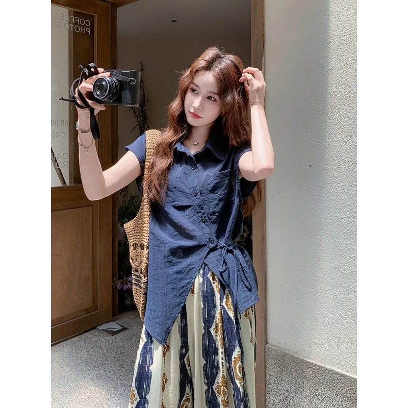 Ethnic Outfit - Conjunto de Dos Piezas para Mujer,