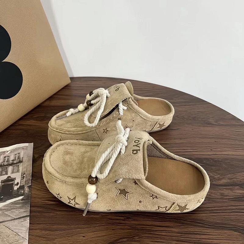 Ethnic Fashion Trend - Zapatillas planas con plataforma para Mujer,
