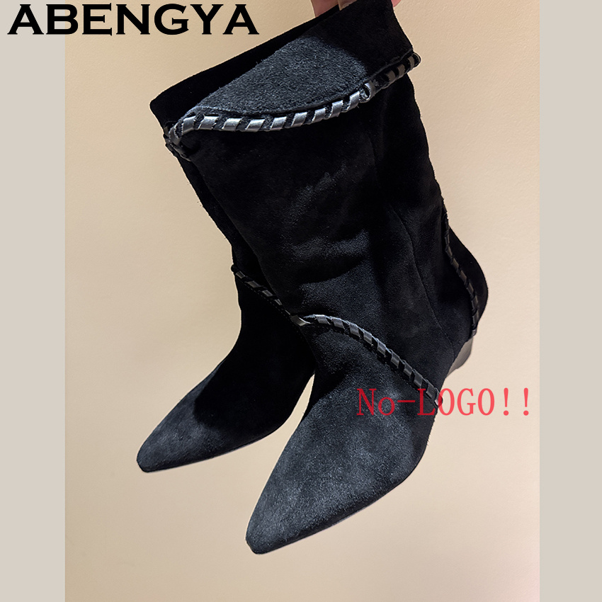 Botas hasta el tobillo de piel - Ethnic Fashion Week reseña y precio