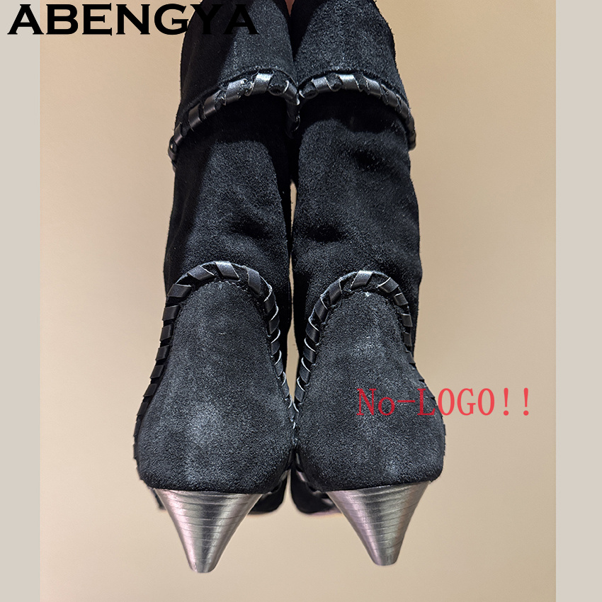Botas hasta el tobillo de piel - Ethnic Fashion Week reseña y precio