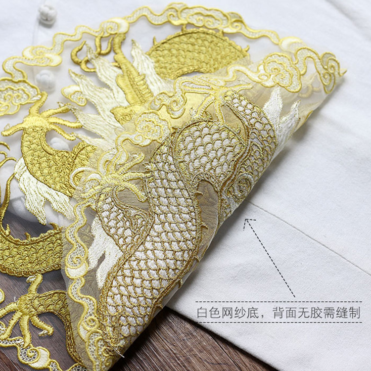 Parche circular de tela con dr - Ethnic Fashion Clothing reseña y precio