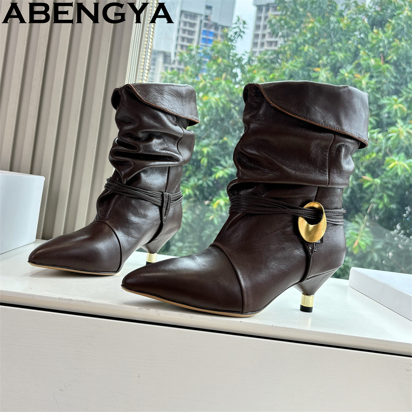 Botines de Tacón Bajo con Punt - Ethnic Fashion Week reseña y precio