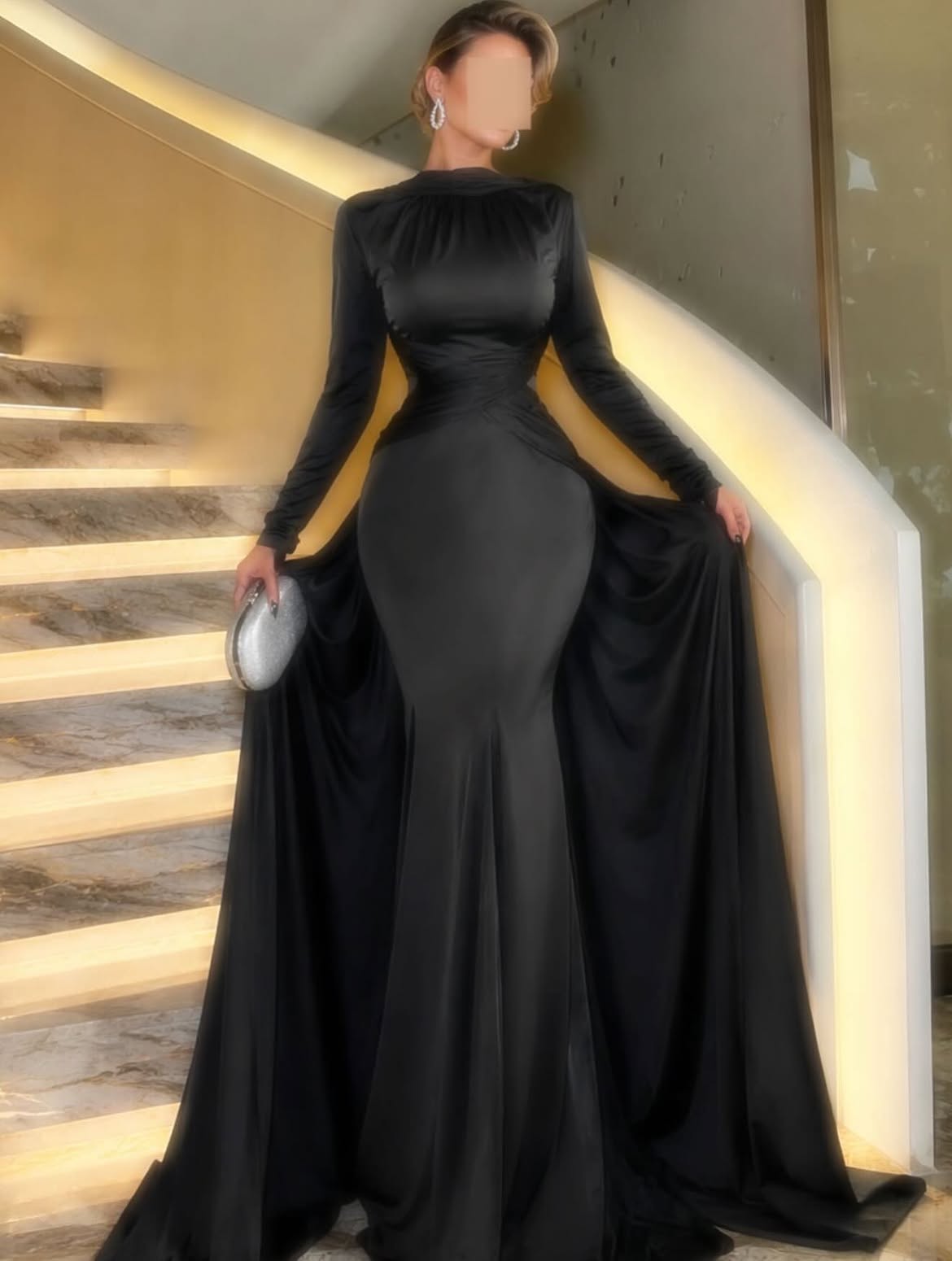 Vestido de Noche Formal Verde  - Abaya Modest Wear reseña y precio