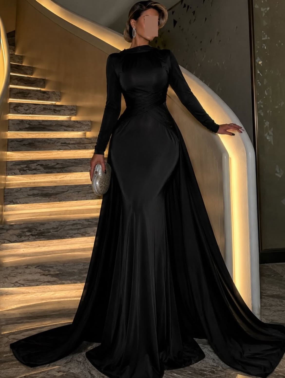 Vestido de Noche Formal Verde  - Abaya Modest Wear reseña y precio