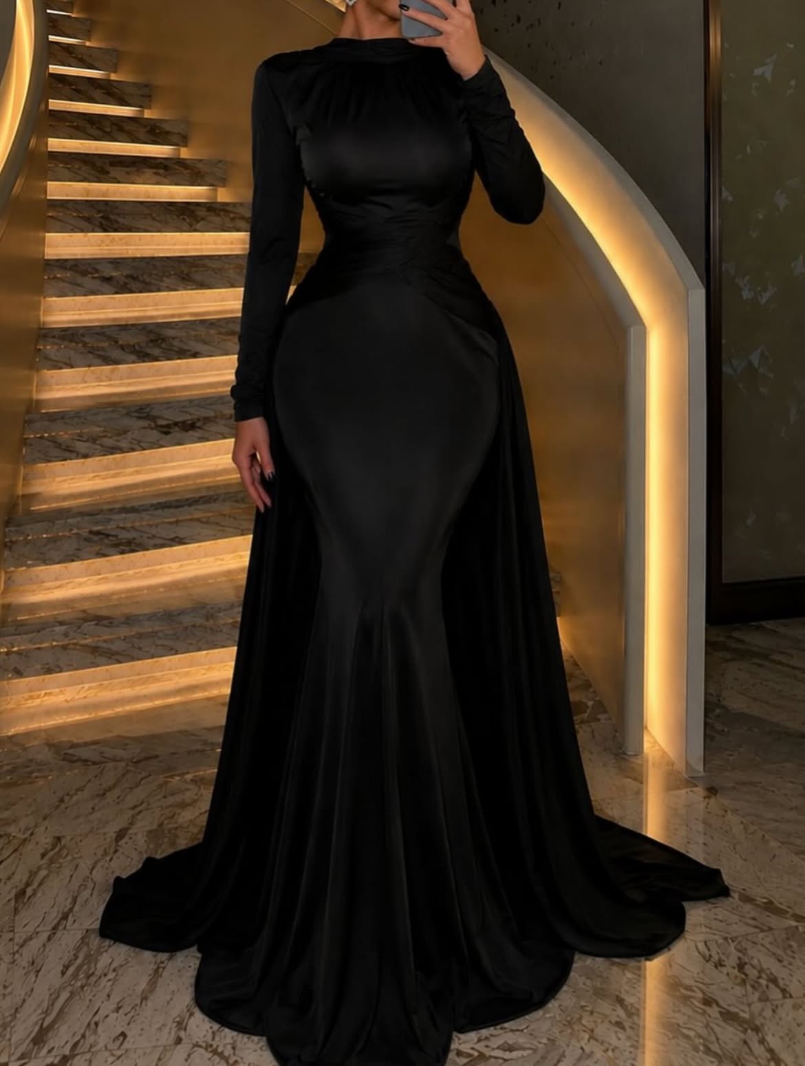 Vestido de Noche Formal Verde  - Abaya Modest Wear reseña y precio