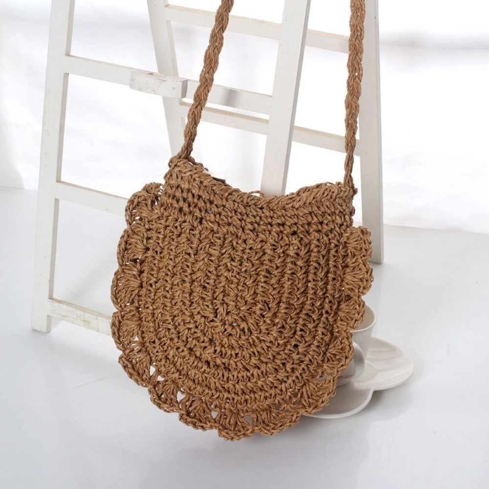 Bolso de mano versátil de paja - Ethnic Fashion Trend reseña y precio
