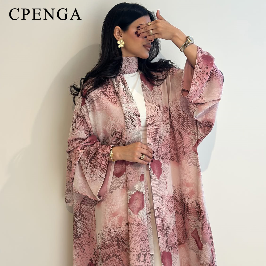 2026 Abaya Abierta de Chifón c - Abaya Modest Wear reseña y precio
