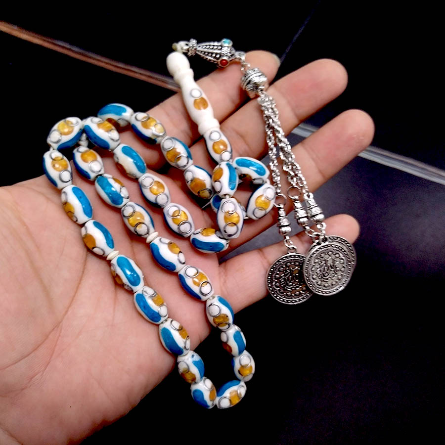 Tasbih de hueso de camello con - Ethnic Fashion Online reseña y precio