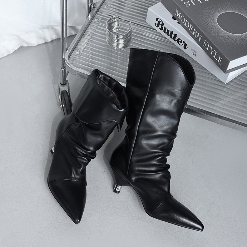 Botas de media pantorrilla con - Ethnic Fashion Week reseña y precio