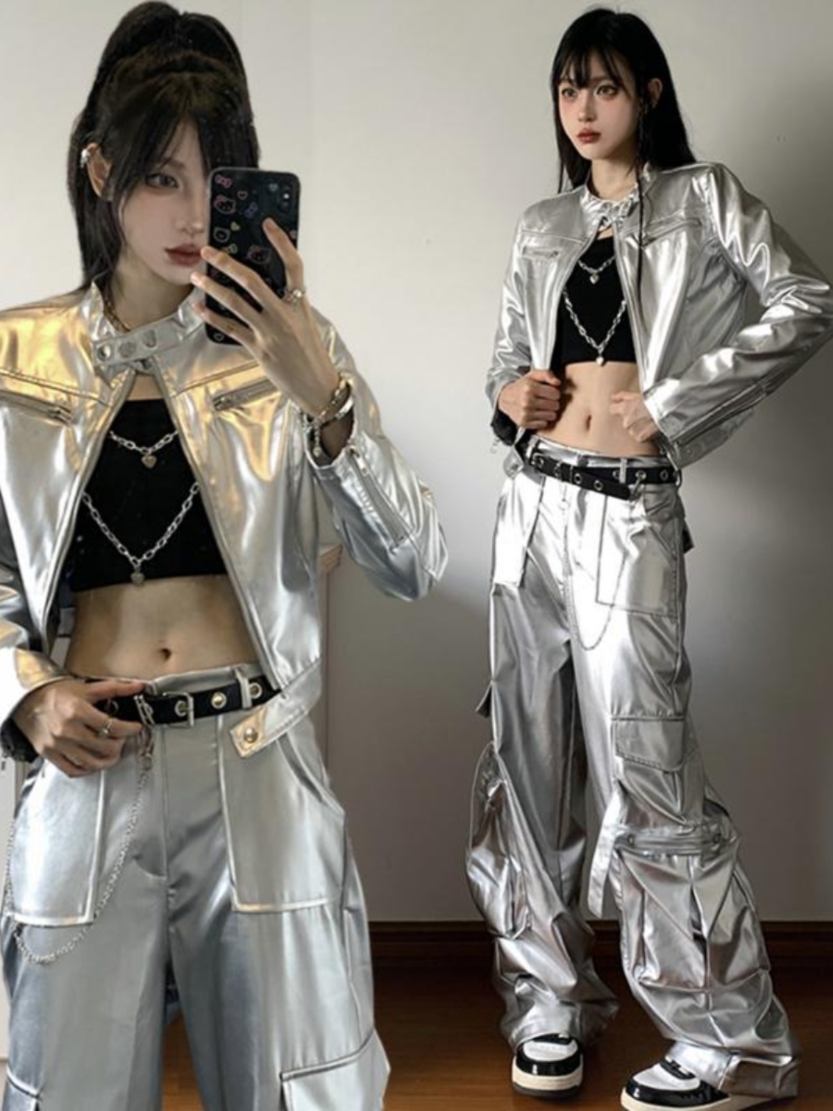 Traje de Danza Jazz Plateado p - Ethnic Outfit reseña y precio