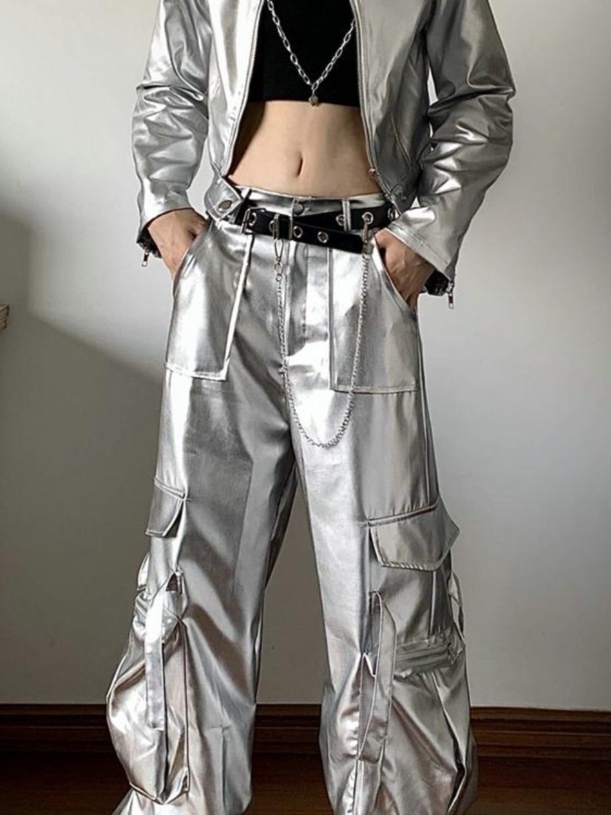 Traje de Danza Jazz Plateado p - Ethnic Outfit reseña y precio