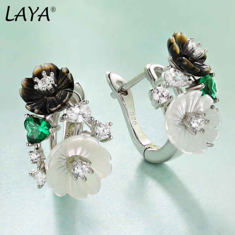 Laya-pendientes de plata de le - Ethnic Fashion Trend reseña y precio
