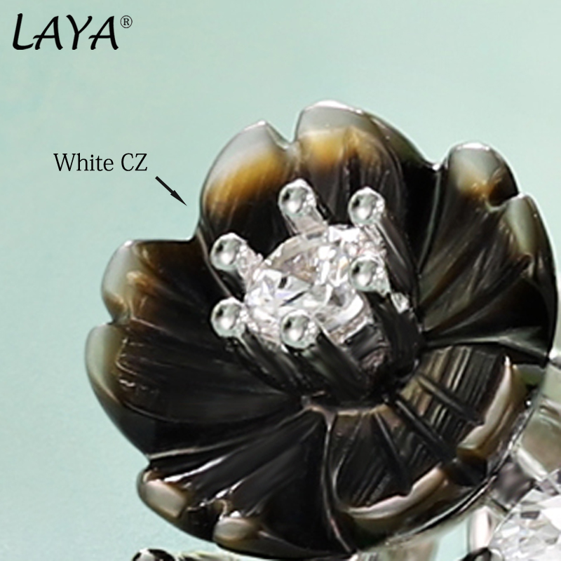 Laya-pendientes de plata de le - Ethnic Fashion Trend reseña y precio