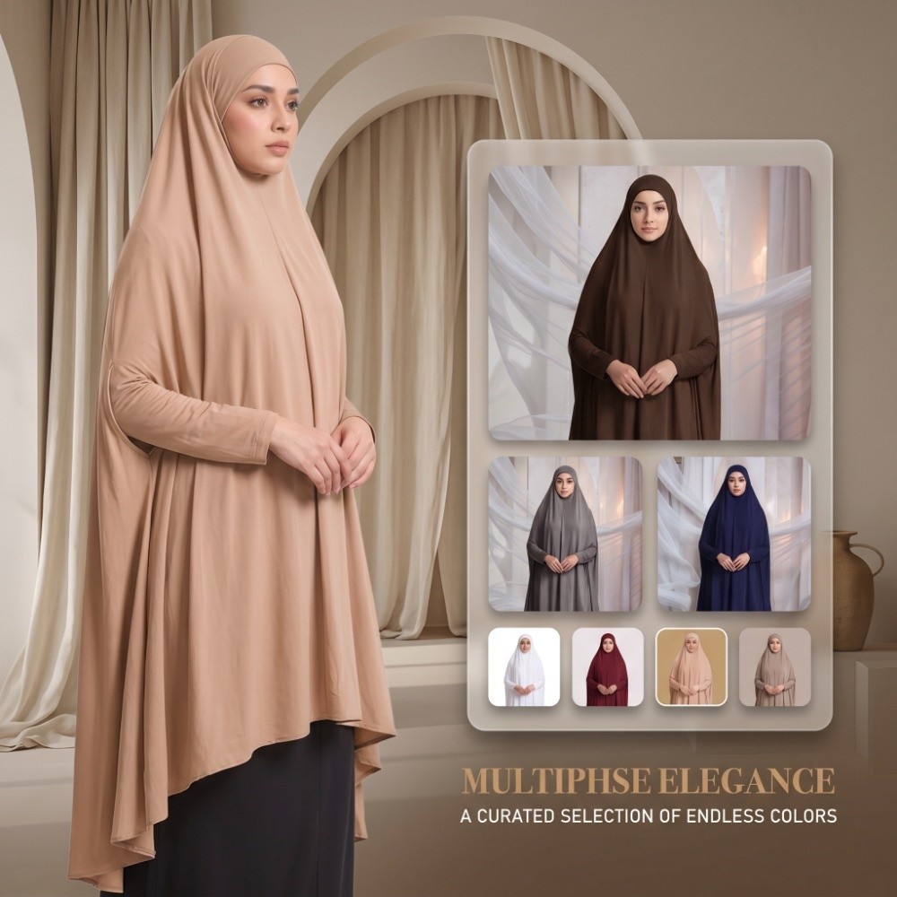 Caftán Abaya Musulmana Lisa, E - Abaya Modest Wear reseña y precio