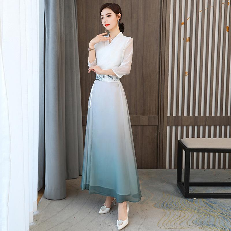 Vestido tradicional chino Hanf - Ethnic Fashion Clothing reseña y precio