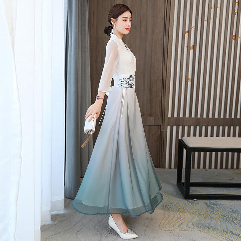 Vestido tradicional chino Hanf - Ethnic Fashion Clothing reseña y precio