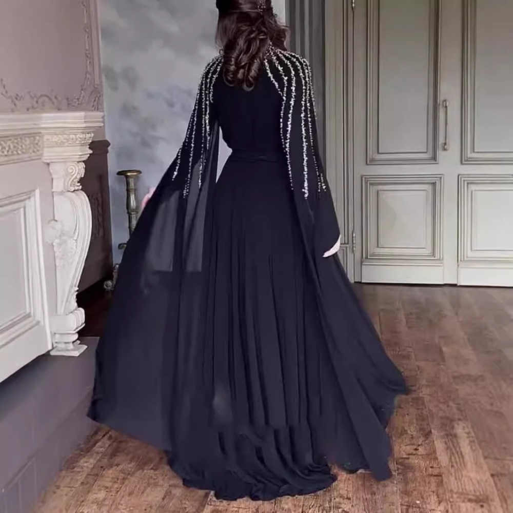 Vestido de noche modesto árabe - Abaya Modest Wear reseña y precio