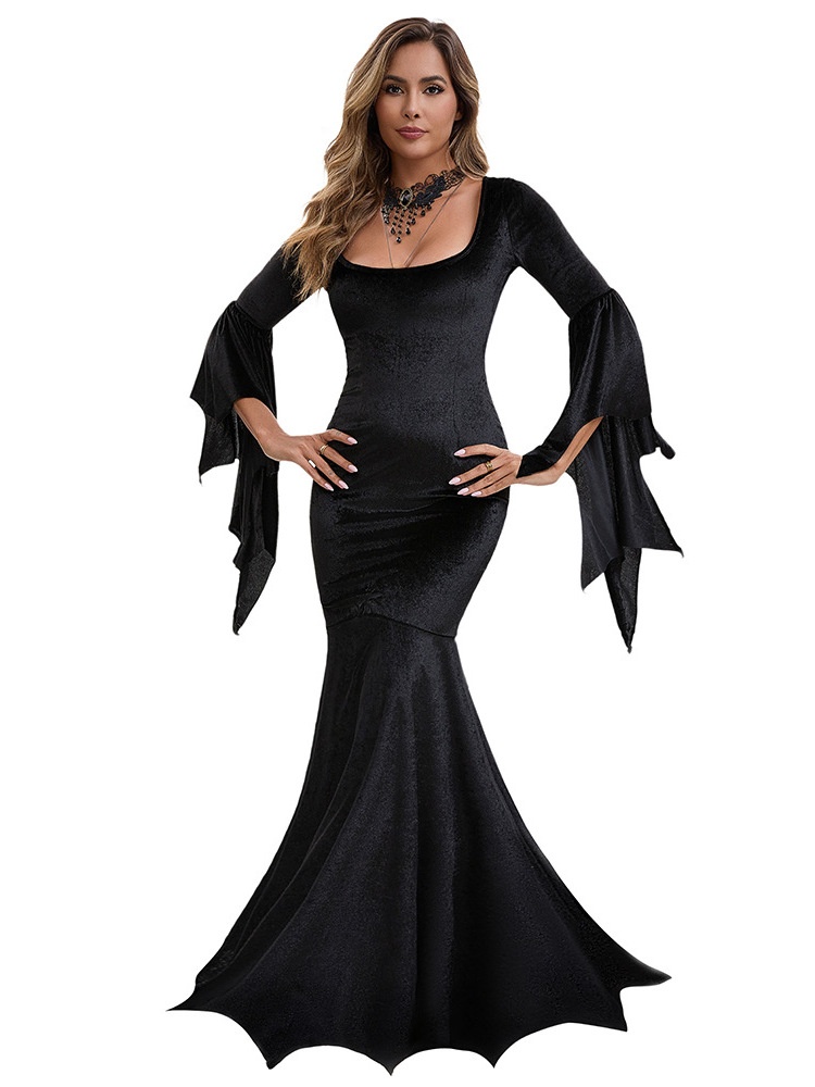 Vestido Largo Estilo Gótico, D - Ethnic Outfit reseña y precio