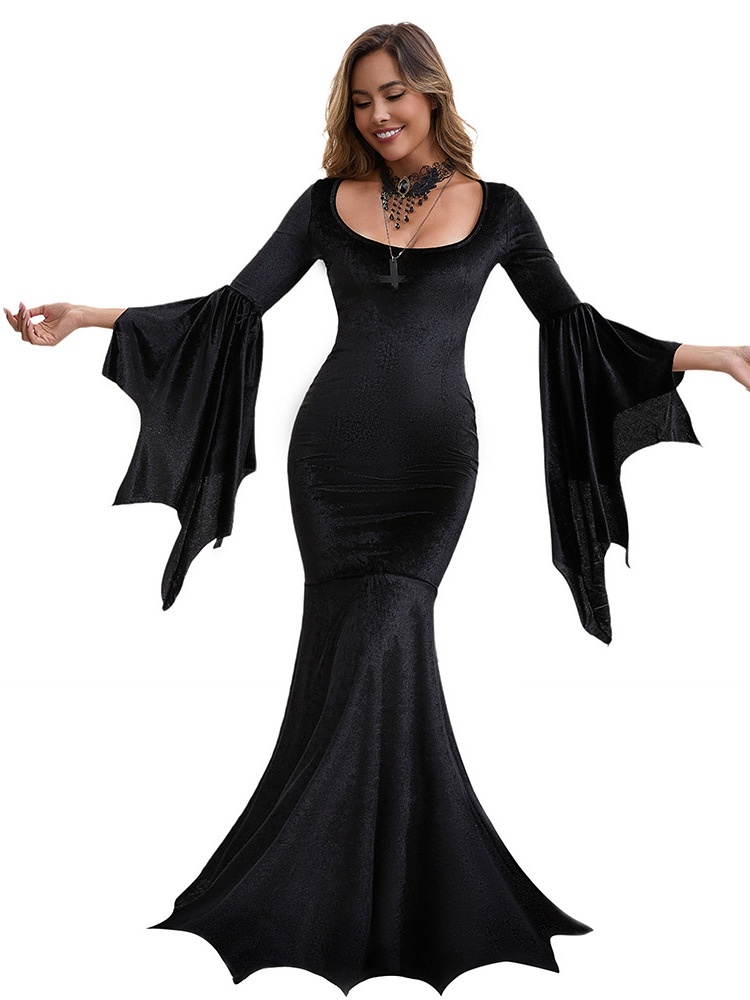 Vestido Largo Estilo Gótico, D - Ethnic Outfit reseña y precio