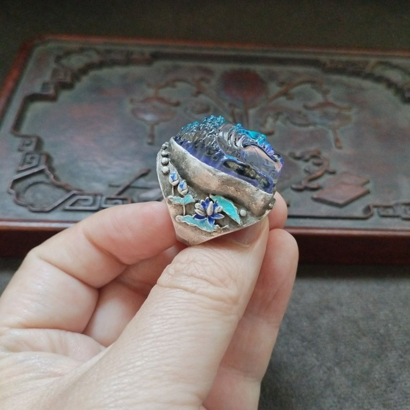 Anillo Vintage Importado con C - Ethnic Fashion Imports reseña y precio