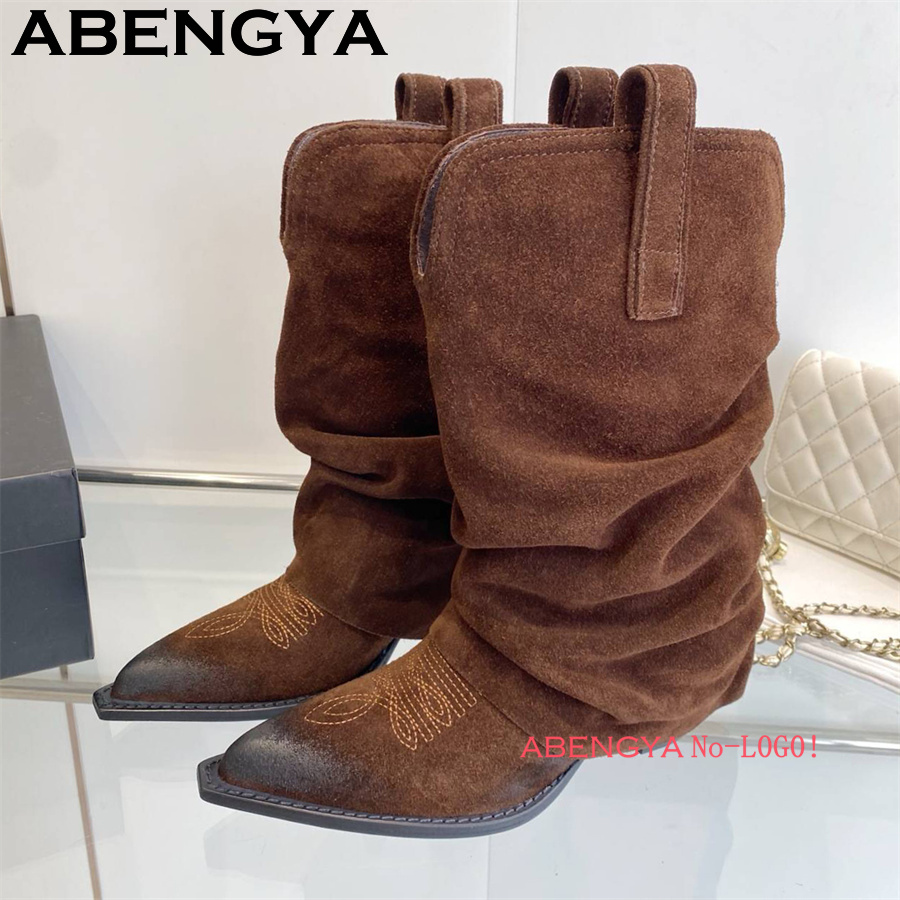 2025 Botas de invierno de piel - Ethnic Fashion Week reseña y precio